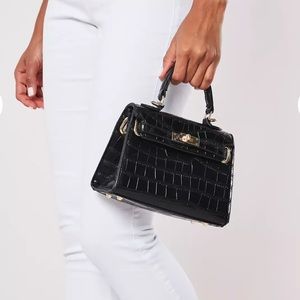 Missguided x Stassi mini croc bag